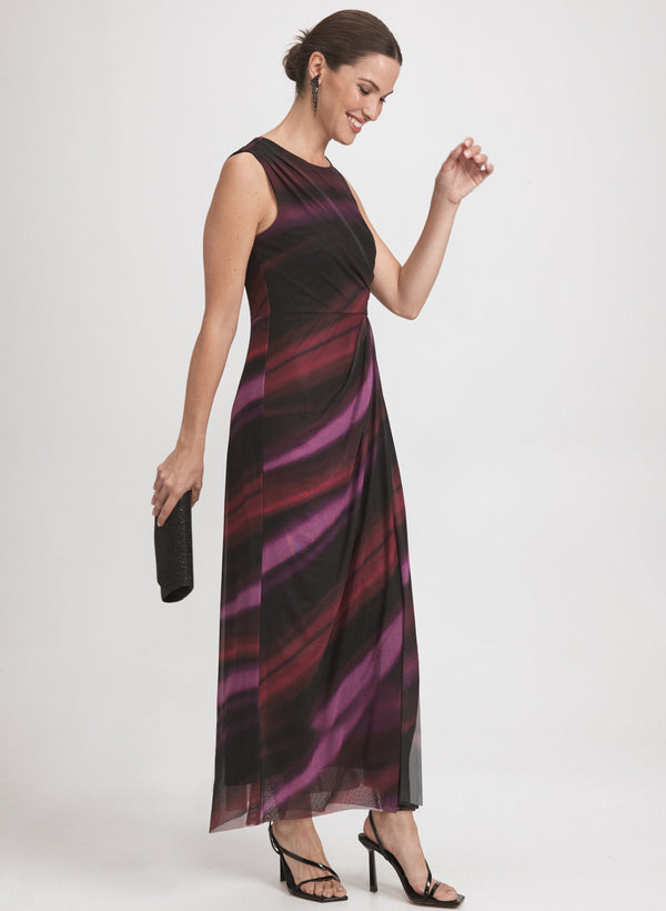 Laura Stripe Mesh Dress