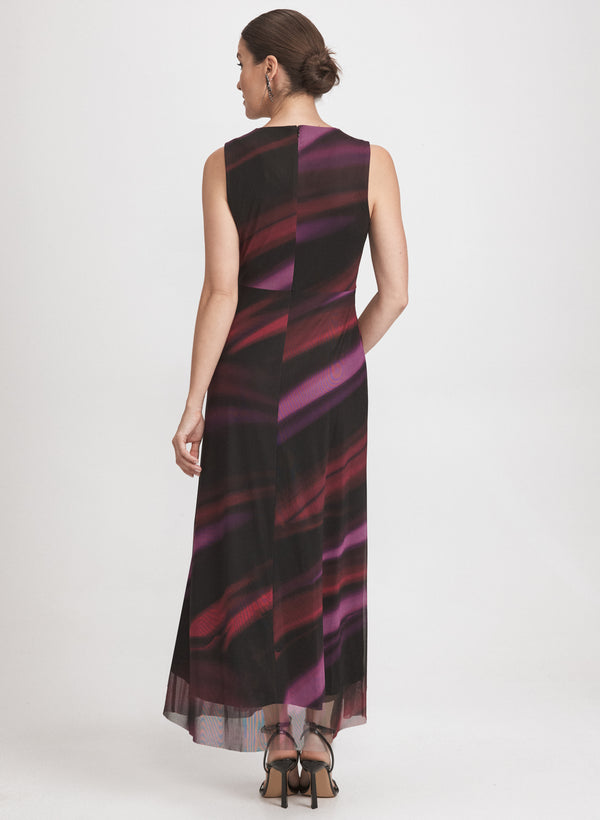 Laura Stripe Mesh Dress