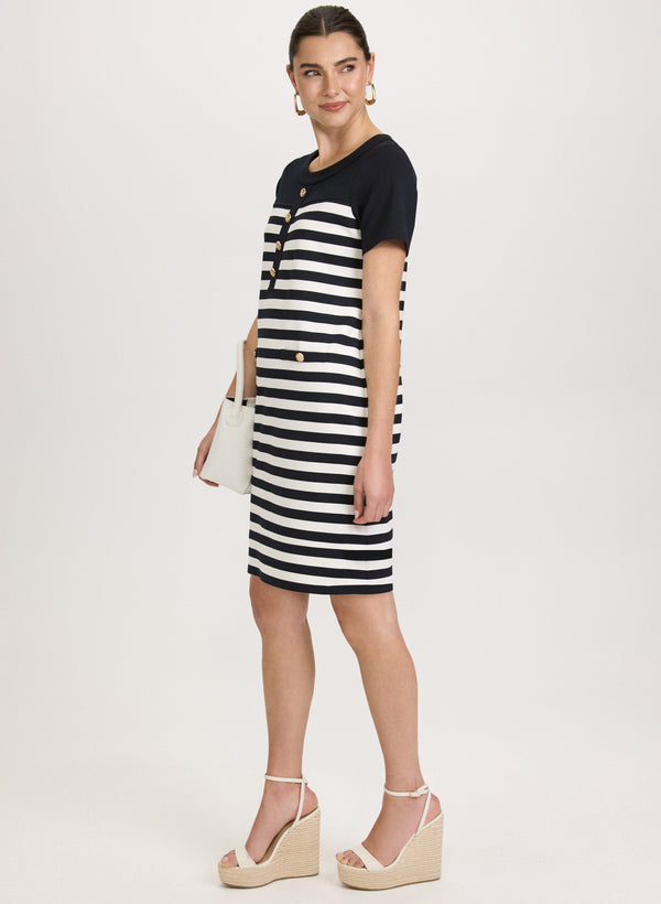 Laura Striped A-Line Dress