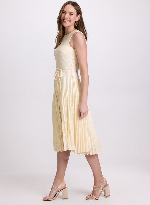 Laura Striped Lace Dress