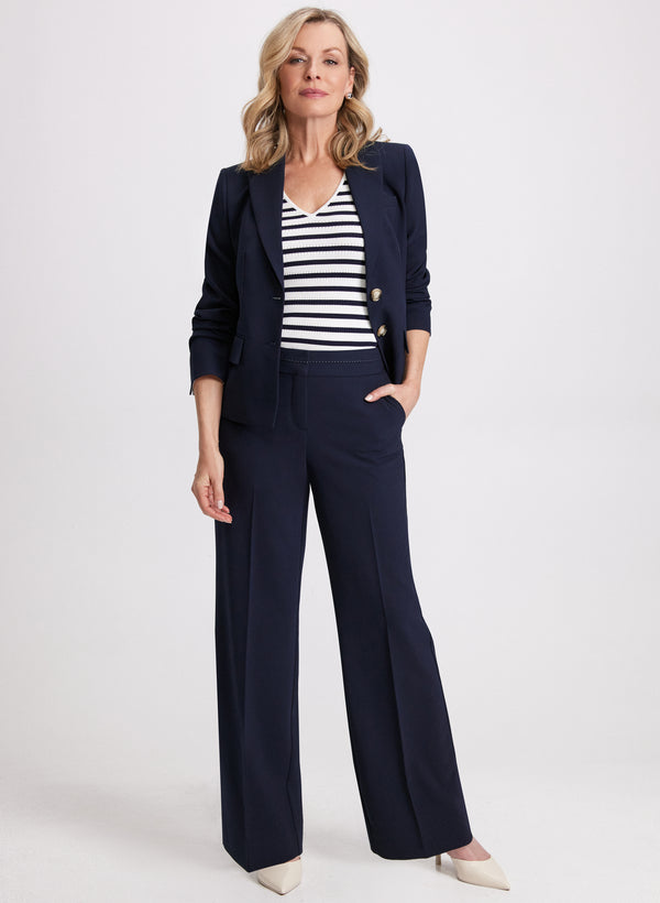 Laura Striped Pointelle Knit Tank Top