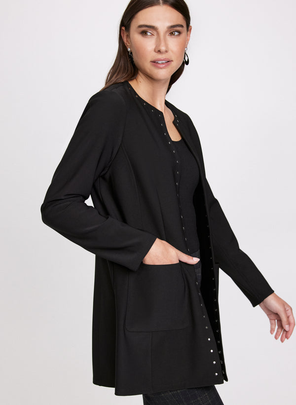 Laura Stud Trim Cardigan