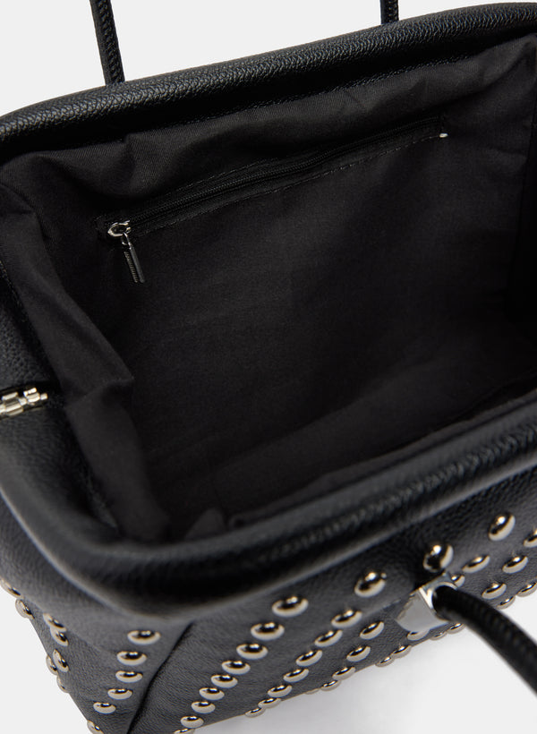 Laura Studded Vegan Leather Handbag