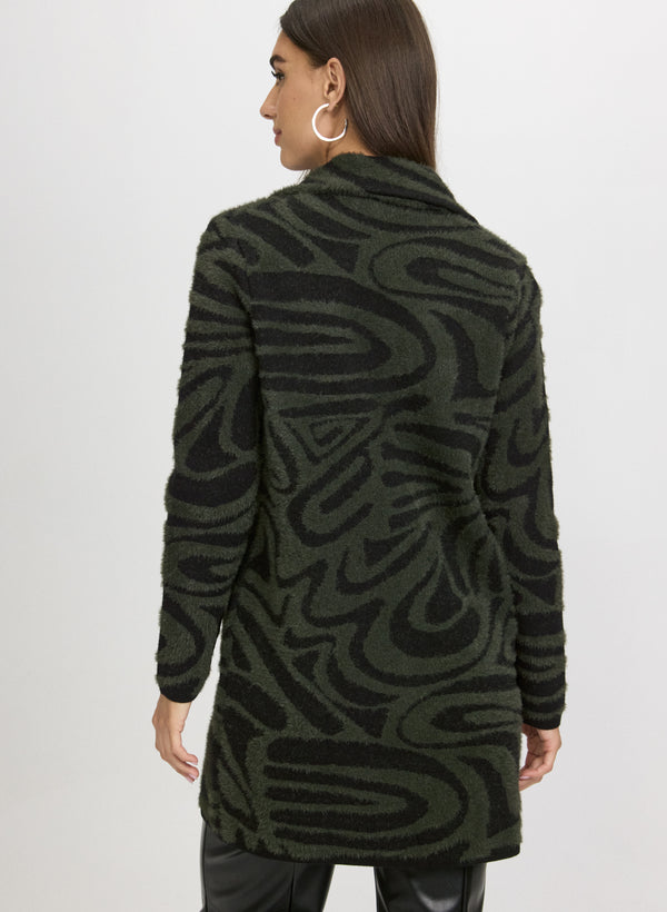 Laura Swirl Print Cardigan