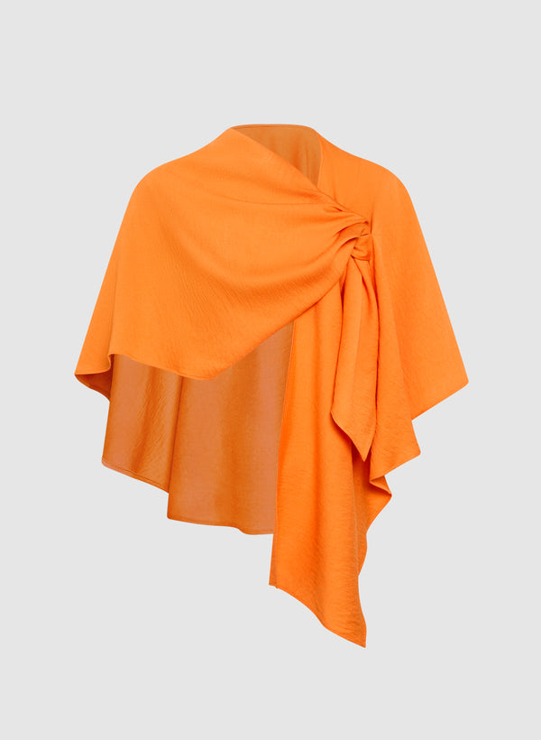 Laura Textured Pull-Through Shawl