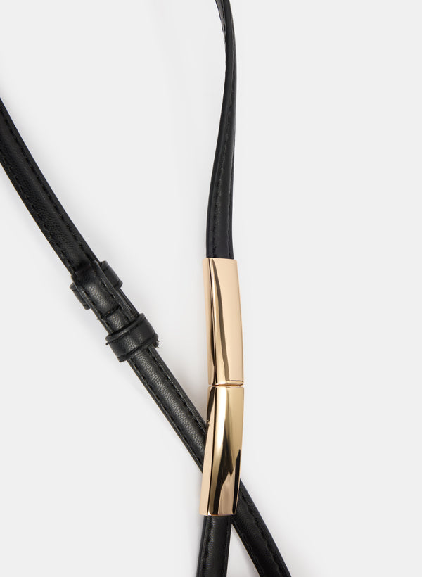 Laura Thin Vegan Leather Belt