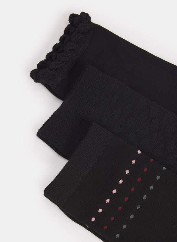 Laura Three-Pack Socks