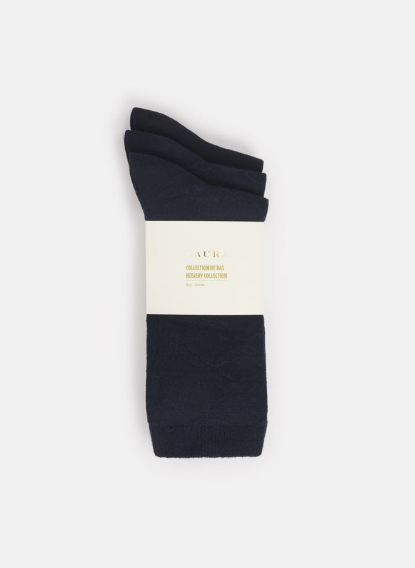 laura Three-Pack Socks