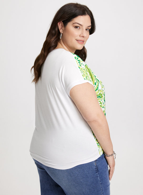 Laura Tie Detail Drop-Shoulder Top