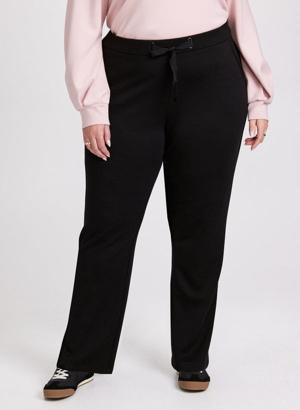 laura Tie Waist Pull-On Pants