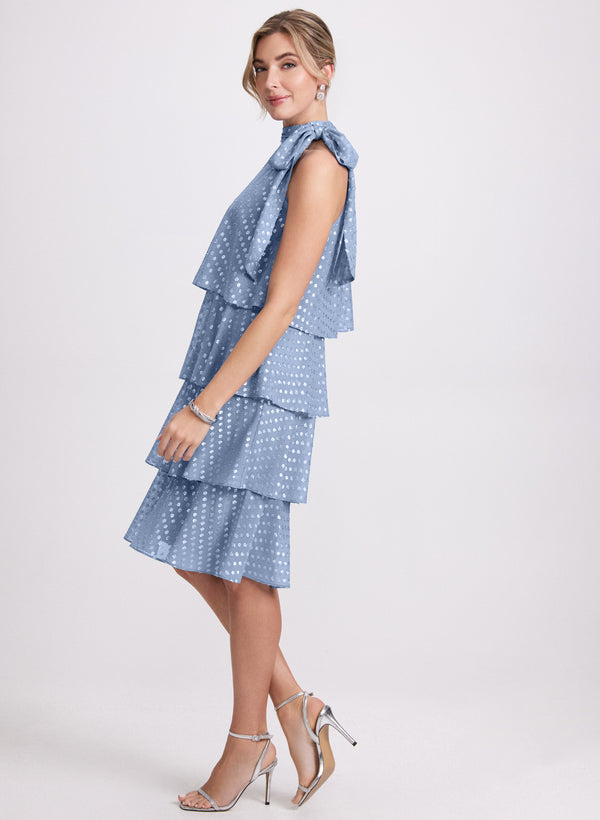 Laura Tiered Dot Print Dress