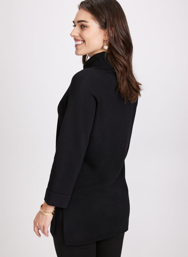 Laura Tonal Stone Embellished Sweater