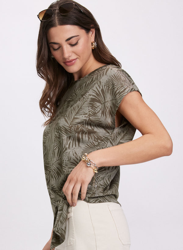 Laura Tropical Burnout T-Shirt