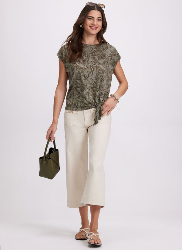 Laura Tropical Burnout T-Shirt