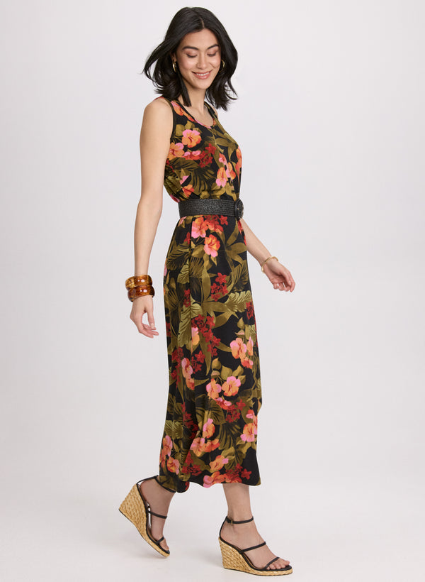 Laura Tropical Jersey Maxi Dress
