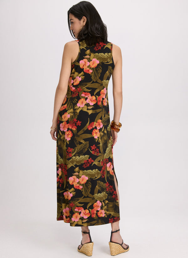 Laura Tropical Jersey Maxi Dress