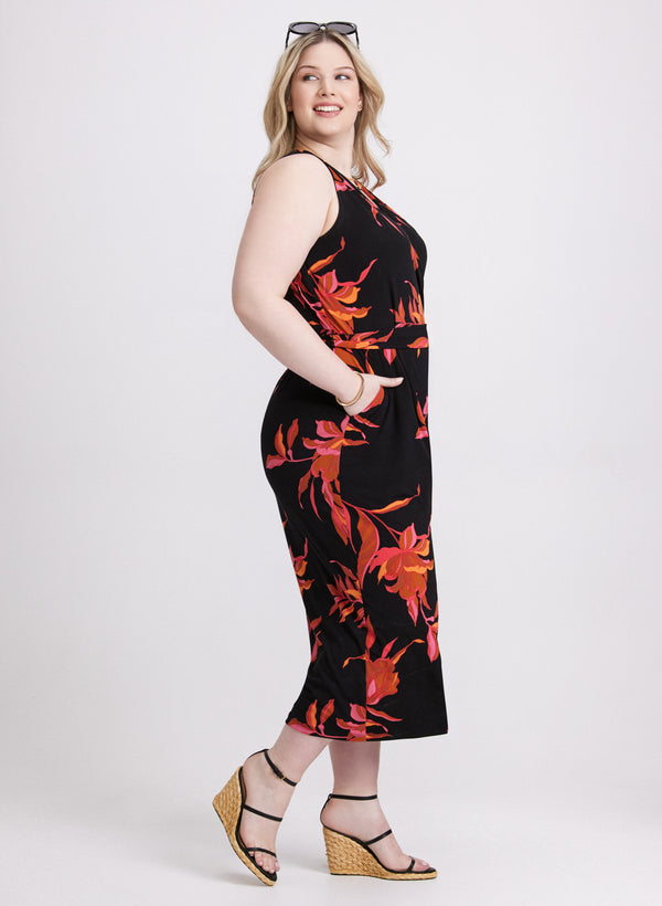 Laura Tropical Print Jumpsuit
