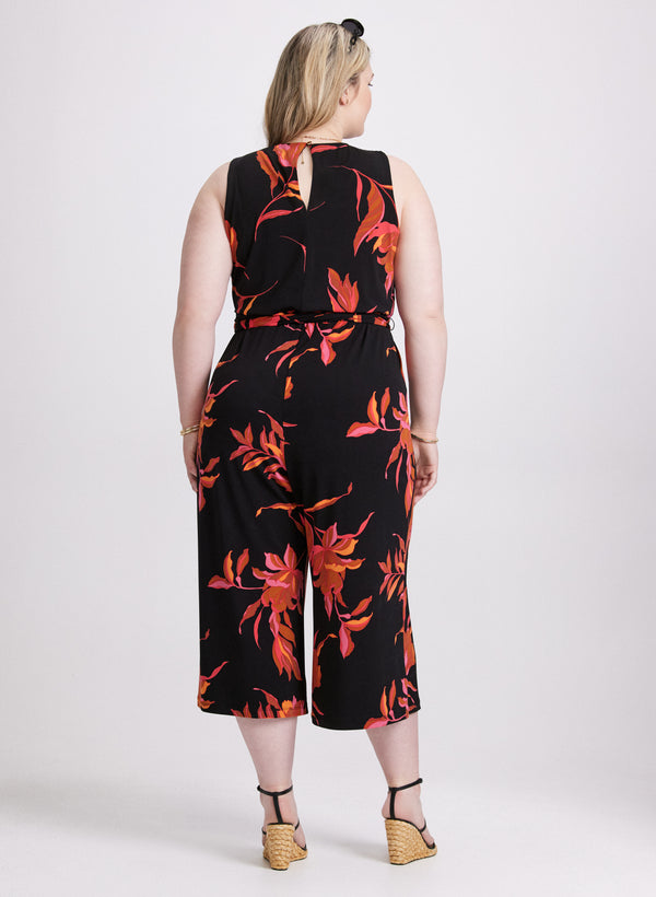 Laura Tropical Print Jumpsuit