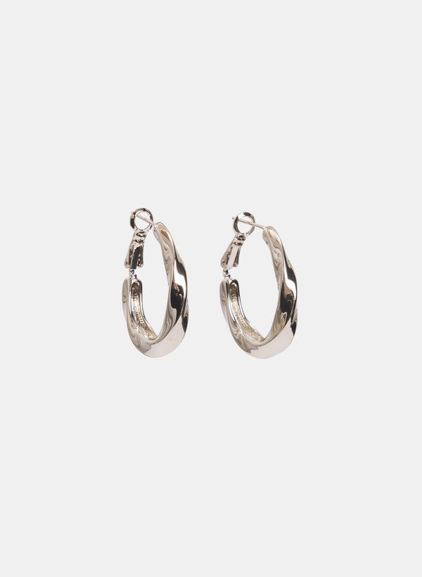Laura Twisted Hoop Earrings