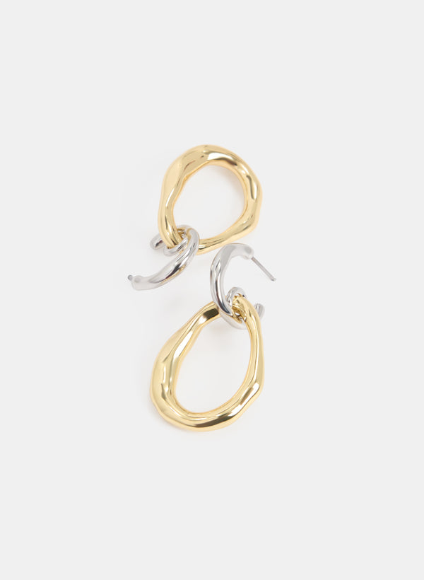 Laura Two-Tone Earrings