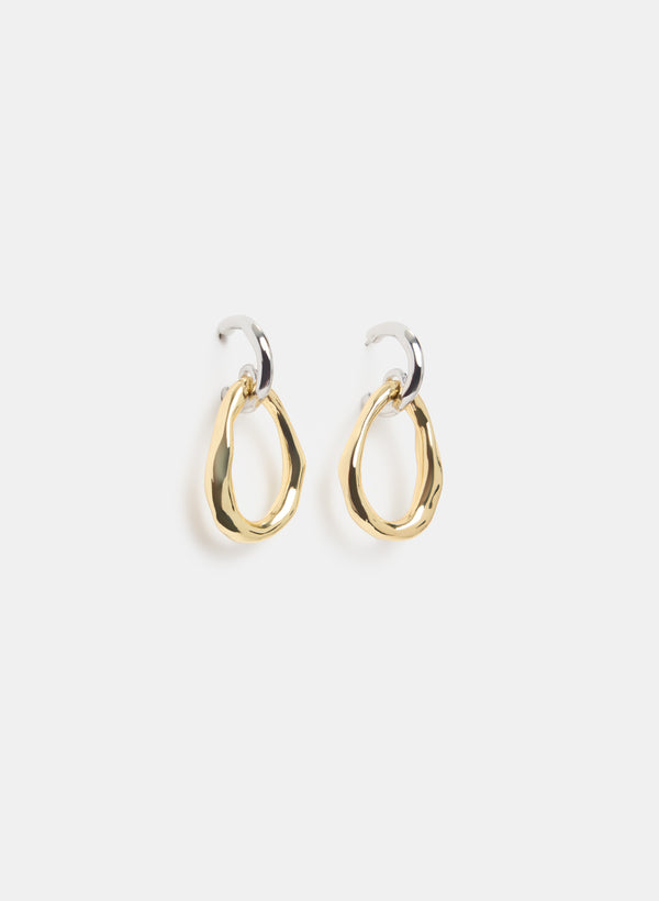 Laura Two-Tone Earrings