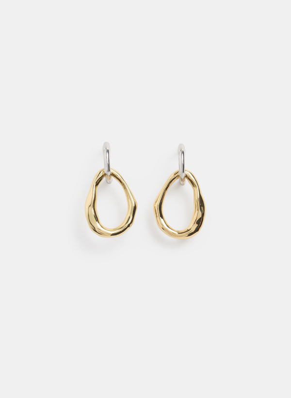 laura Two-Tone Earrings