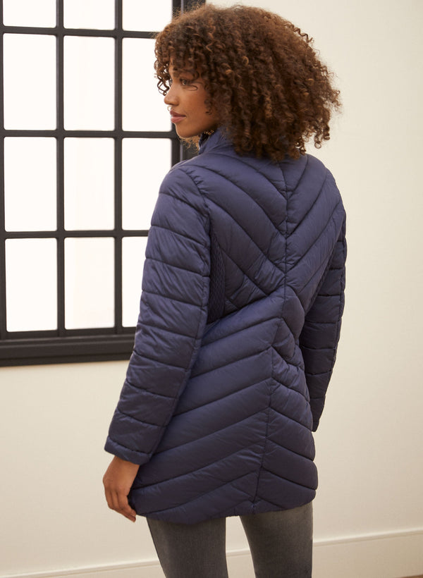 Laura Vegan Down Quilted Coat