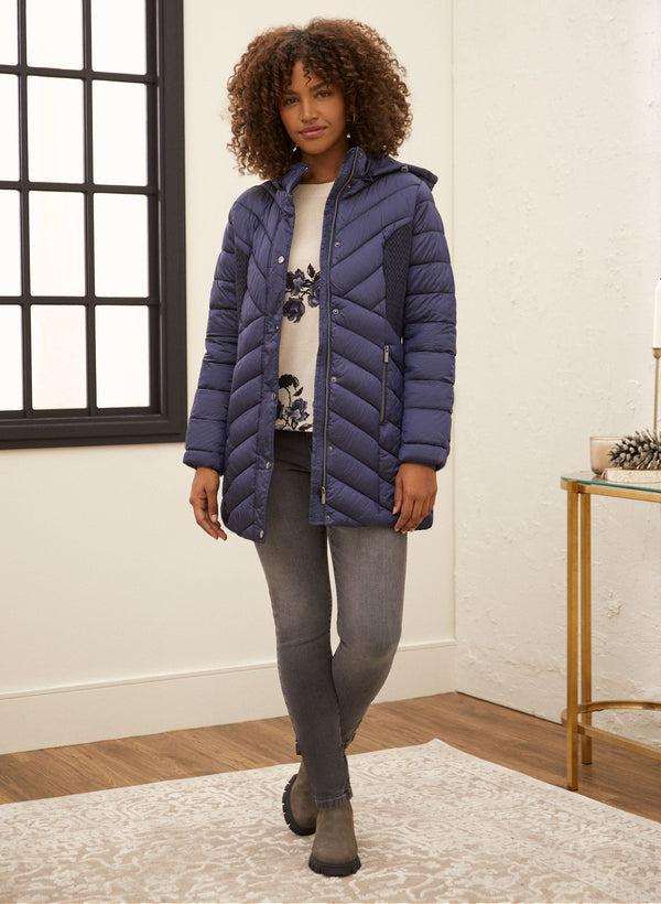 Laura Vegan Down Quilted Coat