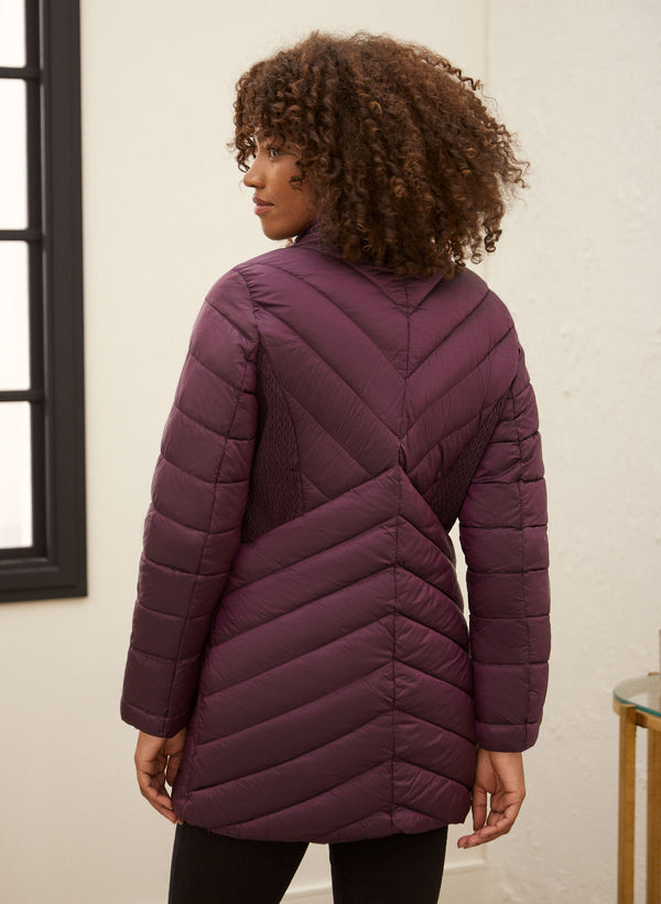 Laura Vegan Down Quilted Coat