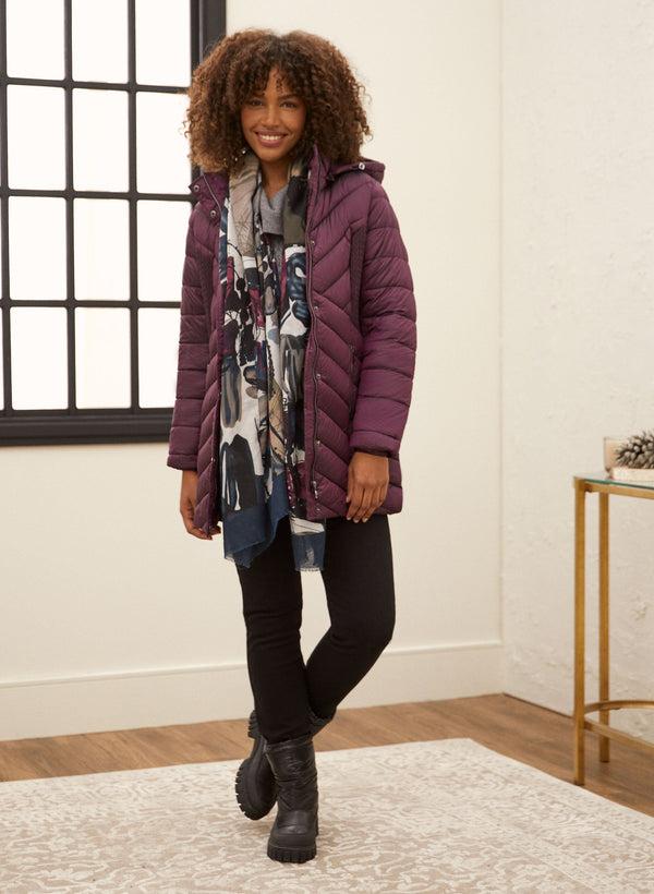 Laura Vegan Down Quilted Coat