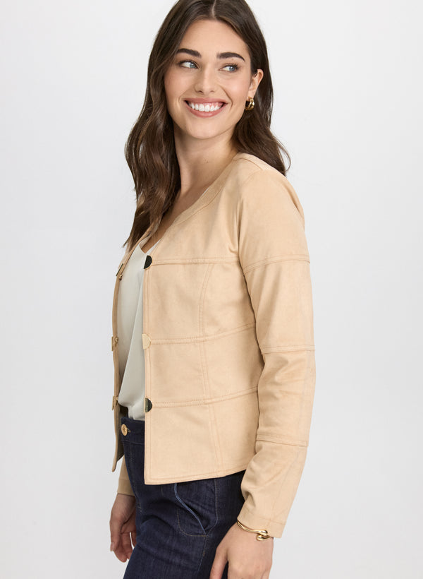 Laura Vex - Faux-Suede Jacket