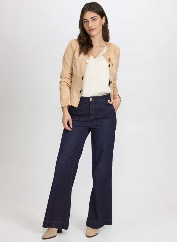 Laura Vex - Faux-Suede Jacket