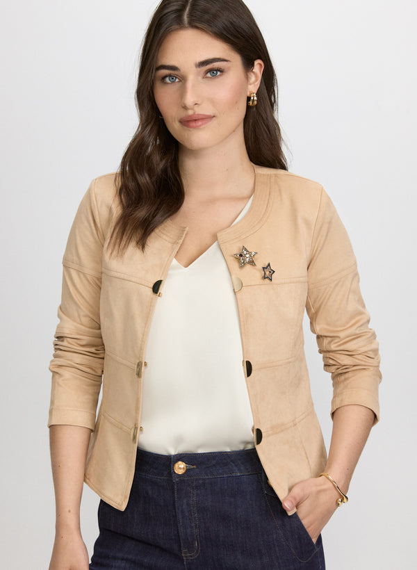 laura Vex - Faux-Suede Jacket