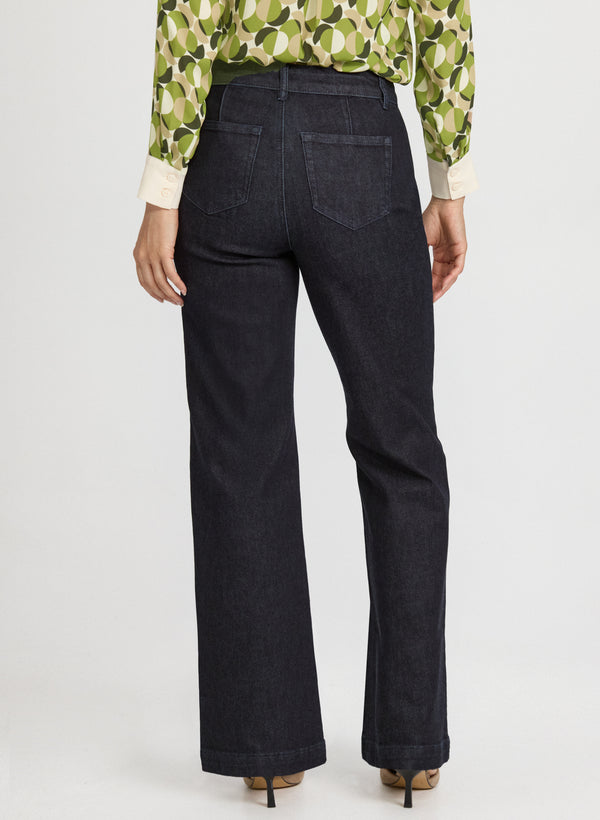 Laura Wide-Leg Denim Pants