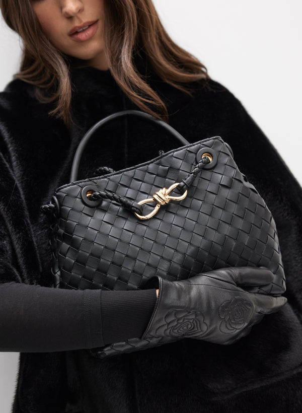 Laura Woven Handbag