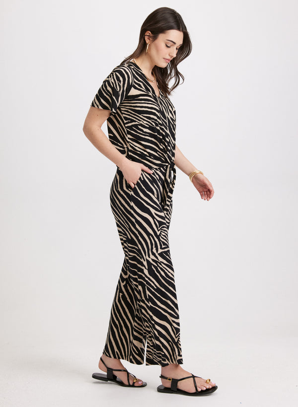 Laura Zebra Print Top