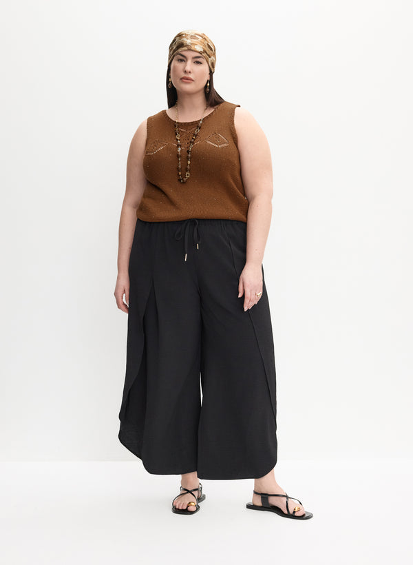 Laura Melanie Lyne - Sleeveless Sequin Embellished Sweater