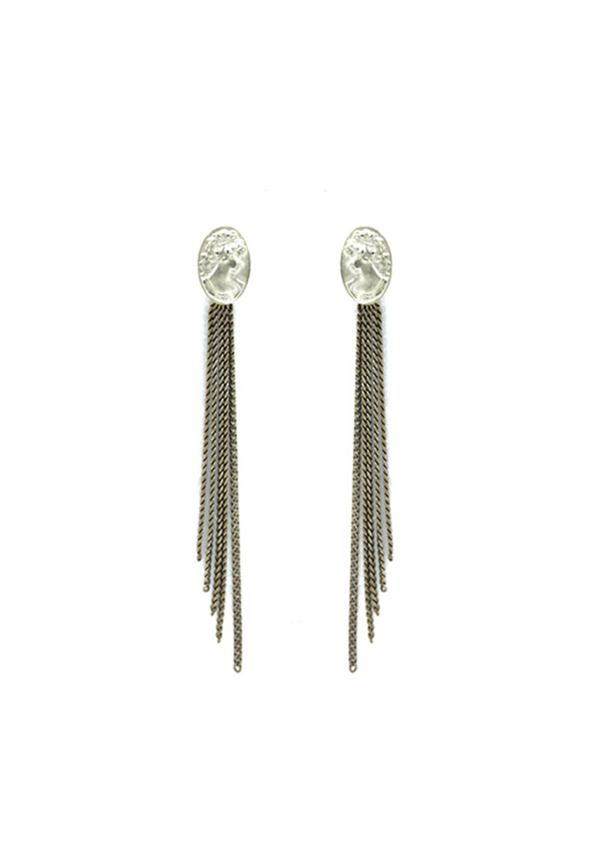 laura b Cameo Earrings