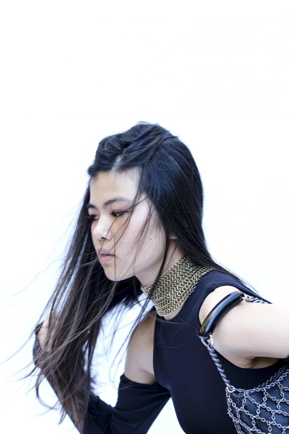 Laura B Jeanne Chain Choker Bronze