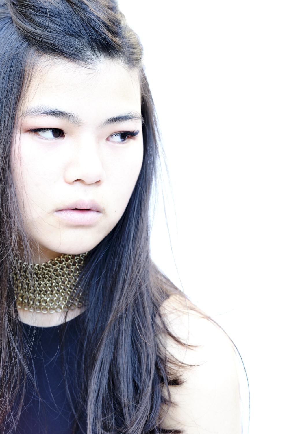 laura b Jeanne Chain Choker bronze