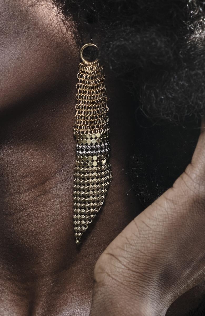 Laura B Jemma Earrings Gold-Silver