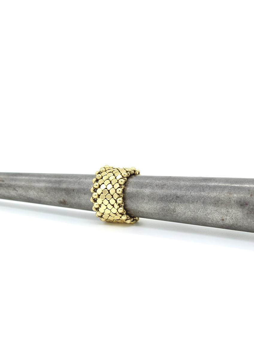 laura b Mercurio Bi-mesh Ring