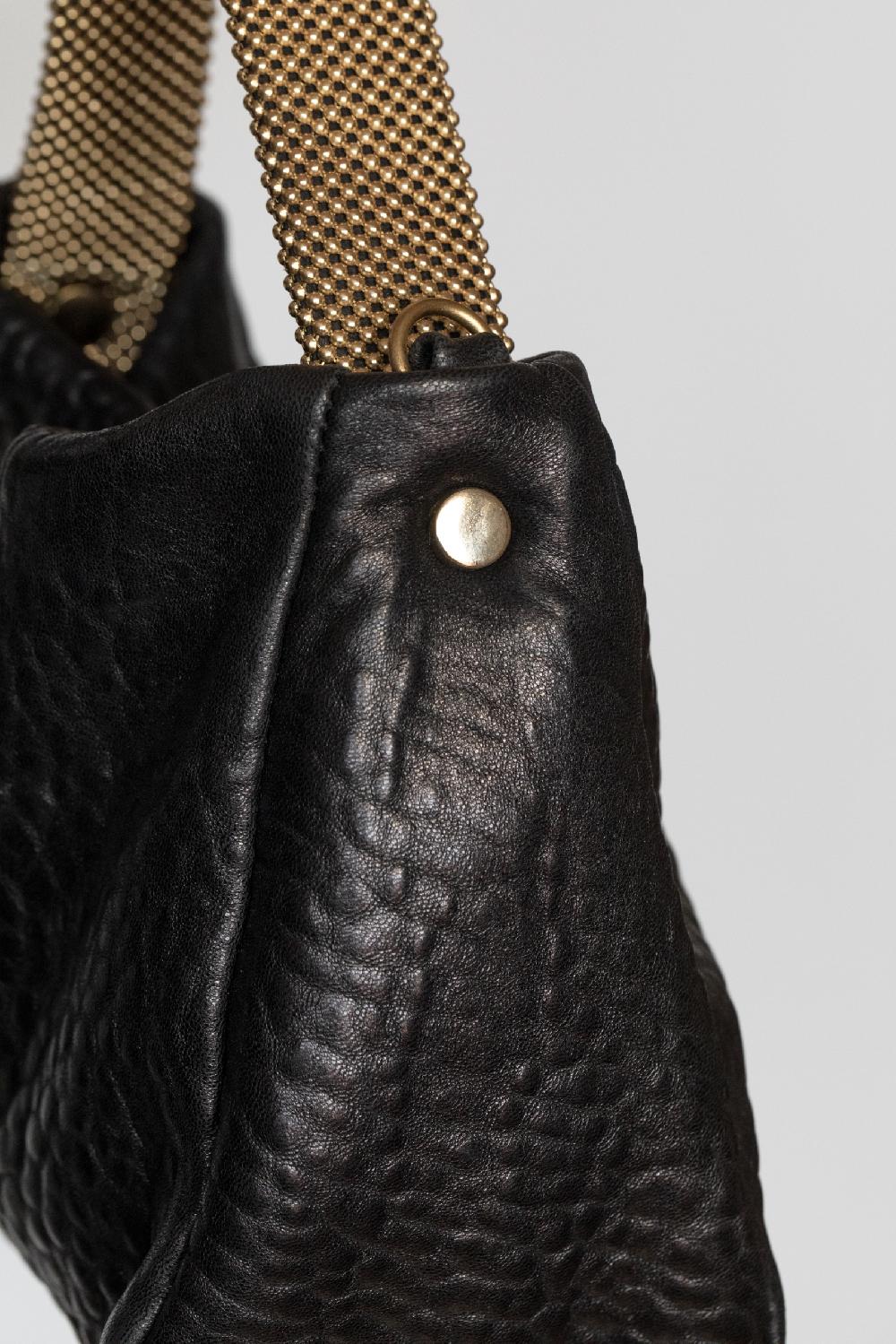 Laura B Pauline Handbag Black-gold