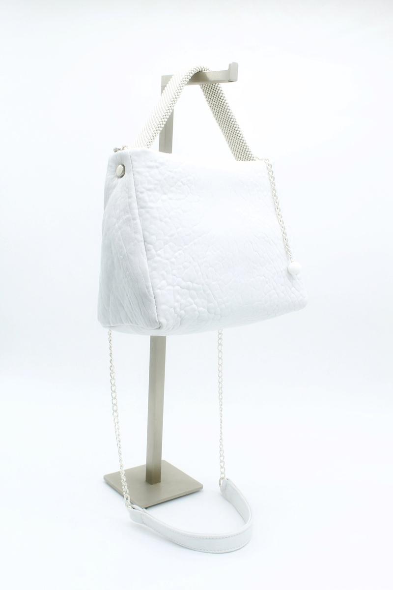 Laura B Pauline Handbag White (Only By Order)