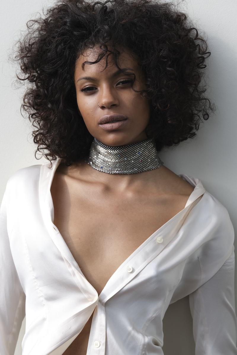 Laura B Plumetis Choker