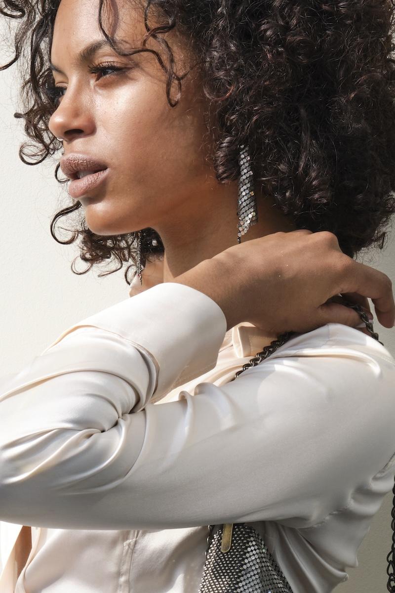 Laura B Plumetis Earrings