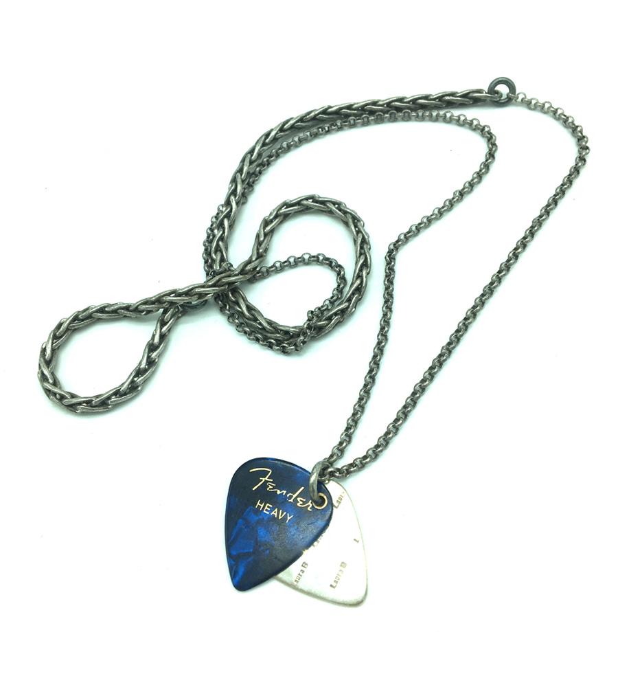 Laura B Prince Chain Necklace Blue