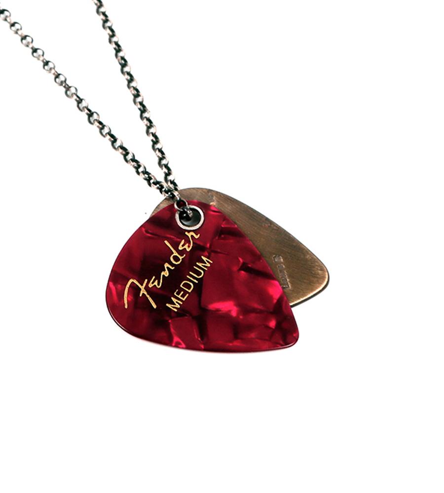 laura b Prince Chain Necklace Red