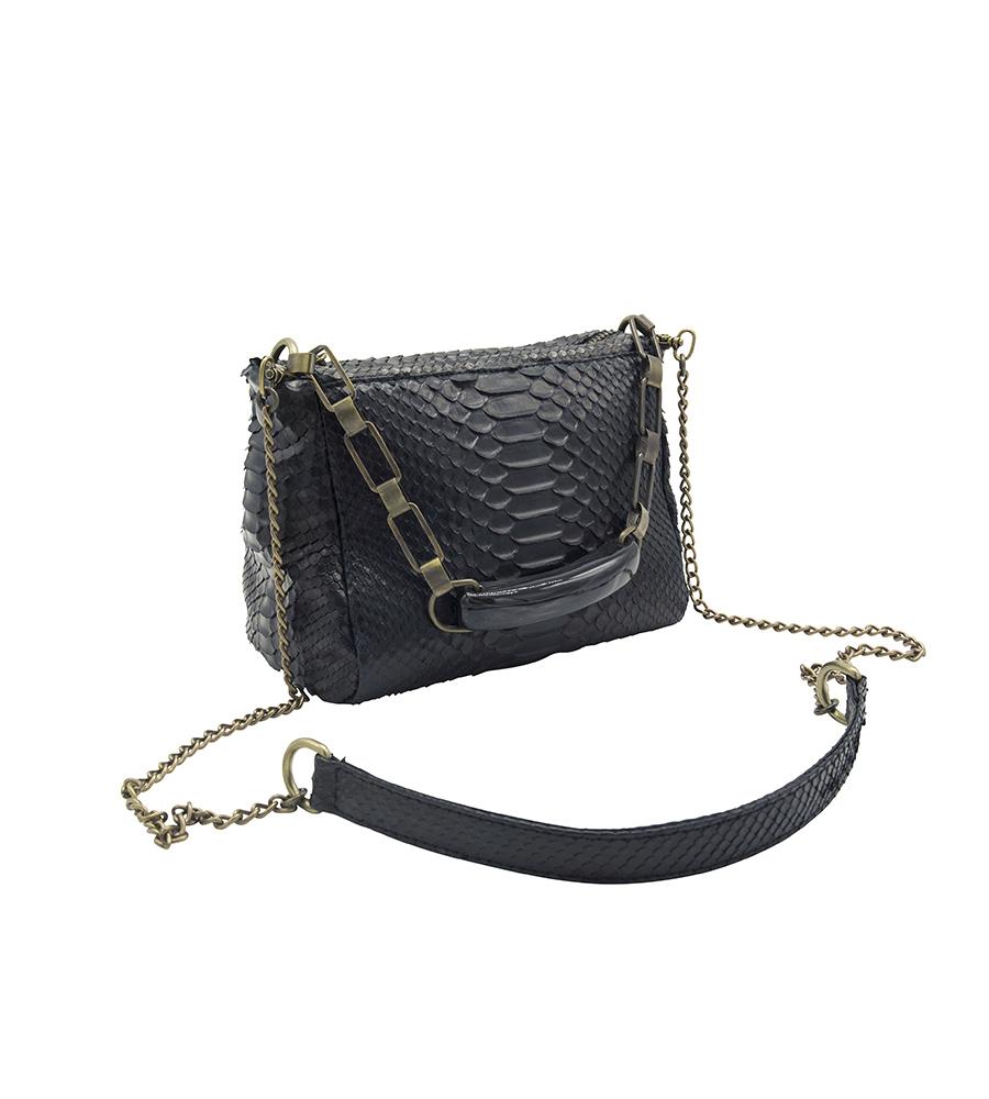 Laura B Python Bauletto Handbag (Only By Order)