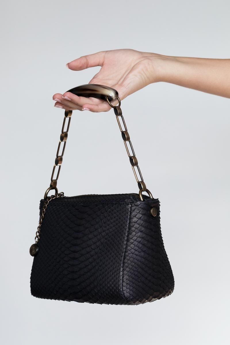 laura b Python Bauletto Handbag (Only by order)